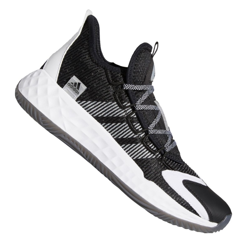 Buty do koszykówki adidas Pro Boost Low M FW9497 biały, biały, czarny czarne