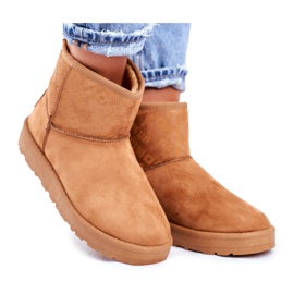 Damskie Śniegowce Ocieplane Brązowe Big Star GG274559