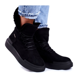 Damskie Śniegowce Big Star Czarne GG274990