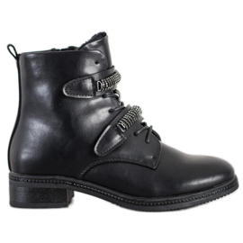 Sergio Leone Zdobione Workery czarne