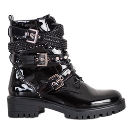 Seastar Lakierowane Workery czarne