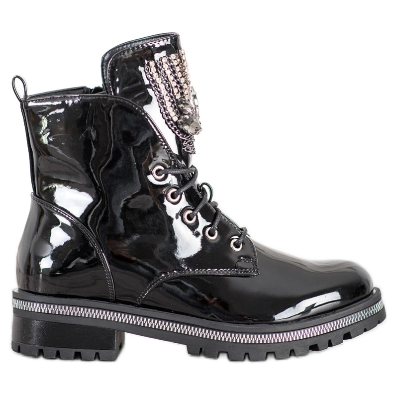 Seastar Workery Z Kryształkami czarne