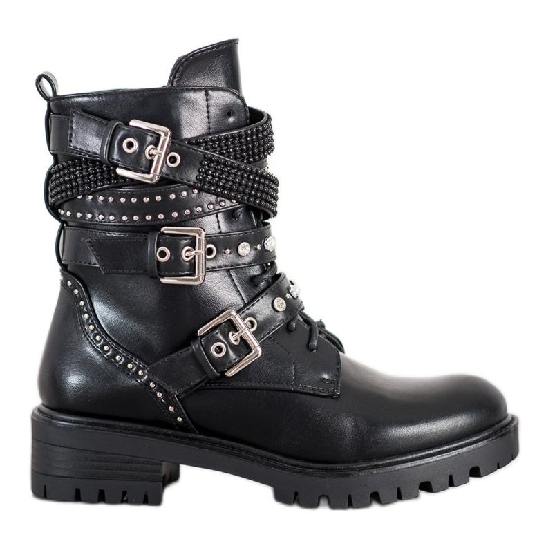 Seastar Zdobione Workery czarne