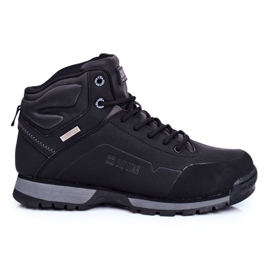 Trekkingowe Męskie Buty Big Star Outdoor Czarne GG174395