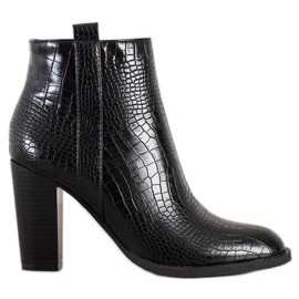 Seastar Botki Z Eko Skóry czarne