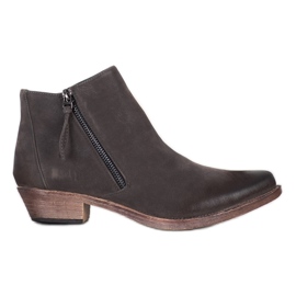 Kylie Kowbojki Na Suwak brązowe