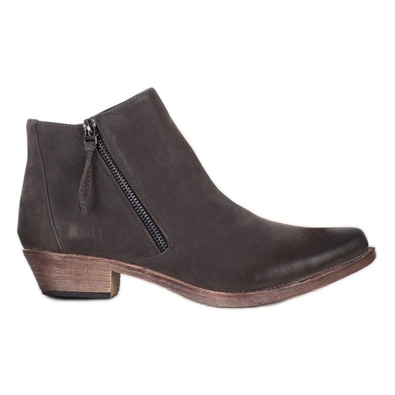 Kylie Kowbojki Na Suwak brązowe