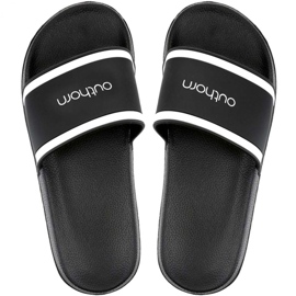 Klapki Outhorn M HOL20 KLM601 20S białe czarne