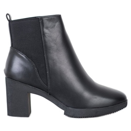 Kylie Botki Z Eko Skóry czarne