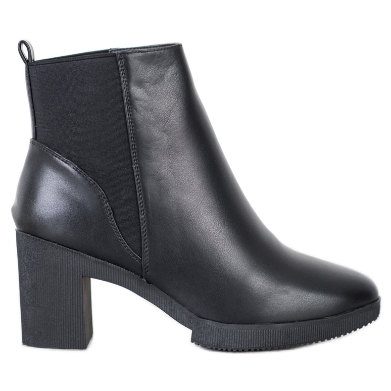 Kylie Botki Z Eko Skóry czarne