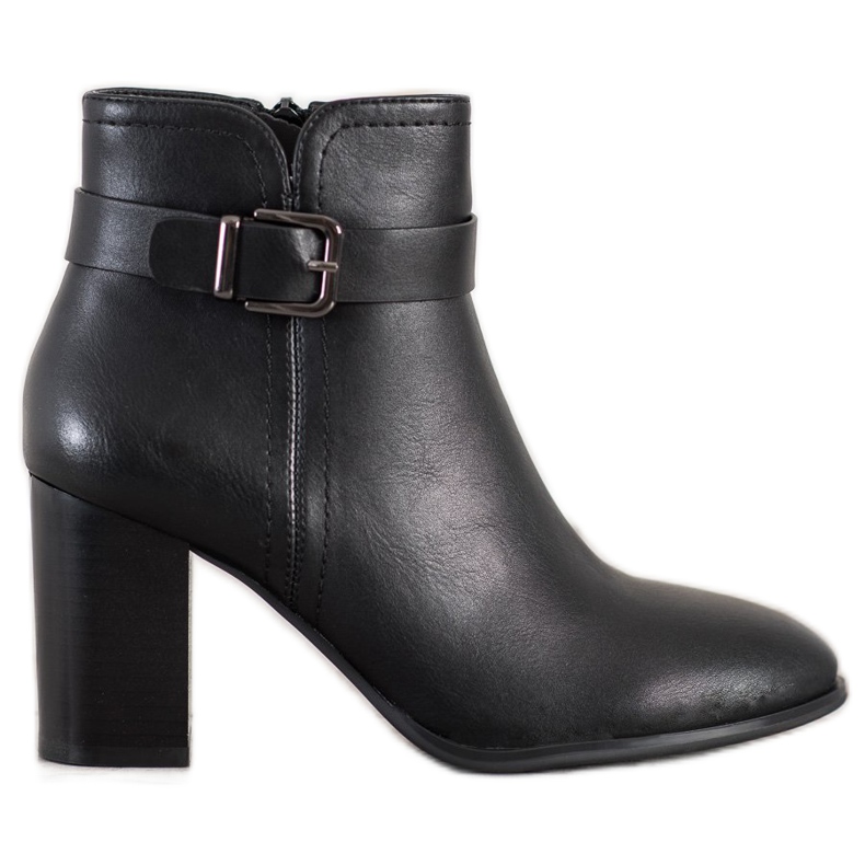 Sergio Leone Klasyczne Botki Na Obcasie czarne