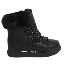 Śniegowce grubo ocieplane czarne BK903 Black