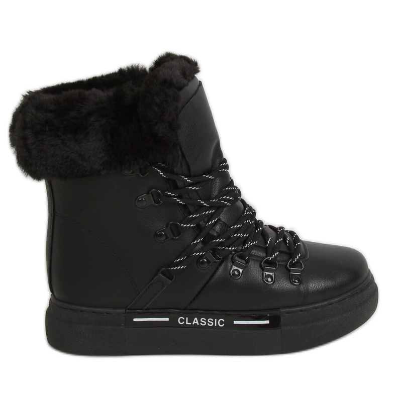 Śniegowce grubo ocieplane czarne BK903 Black