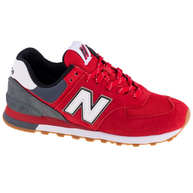 Buty New Balance M ML574SKD białe czerwone wielokolorowe