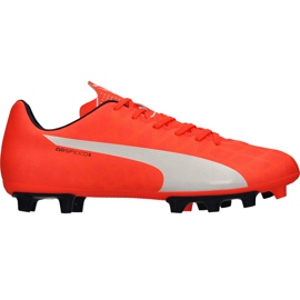 Buty piłkarskie Puma Evo Speed 5.4 Fg 103286 01 wielokolorowe czerwone