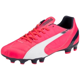Buty piłkarskie Puma Evo Speed 3.3 Fg 103014 03 różowe różowe