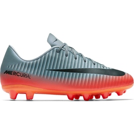 Buty piłkarskie Nike Mercurial Victory 6 CR7 Ag Pro Jr 878643 001 szare