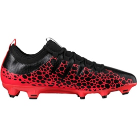Buty piłkarskie Puma Evopower Vigor 3 Graphic Fg 104198 01 czarne czarne