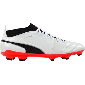 Buty piłkarskie Puma One 17.3 Fg Jr 104442 01 białe