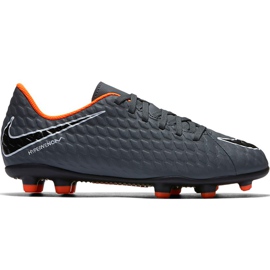 Buty piłkarskie Nike Hypervenom Phantom 3 Club Fg Jr AH7290 081 wielokolorowe szare