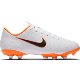 Buty piłkarskie Nike Mercurial Vapor 12 Academy Mg Jr AH7347 107 wielokolorowe białe