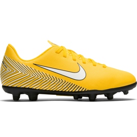 Buty piłkarskie Nike Mercurial Vapor 12 Club Neymar Gs Mg Jr AO9472 710 wielokolorowe żółte