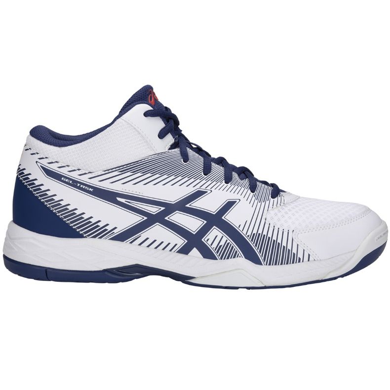 Buty męskie do siatkówki Asics Gel-Task Mt B703Y 100 białe granatowe białe
