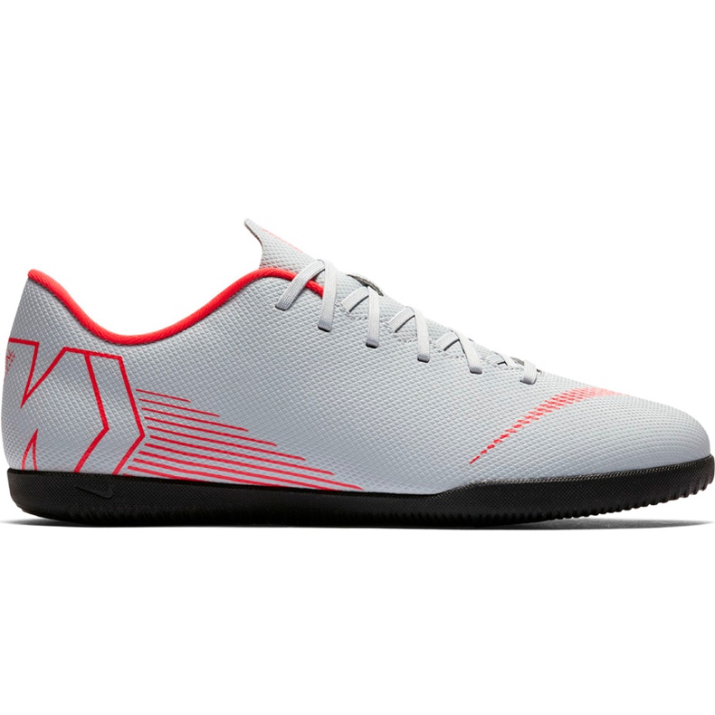 Buty piłkarskie Nike Mercurial Vapor X 12 Club Ic Jr AH7354 060 wielokolorowe szare