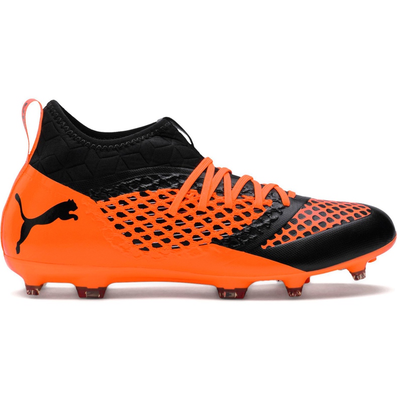 Buty piłkarskie Puma Future 2.3 Netfit Fg Ag 104832 02 wielokolorowe pomarańczowe