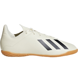 Buty piłkarskie adidas X Tango 18.4 In Jr DB2432 wielokolorowe beżowy