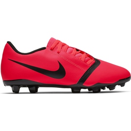 Buty piłkarskie Nike Phantom Venom Club Fg Junior AO0396 600 wielokolorowe czerwone