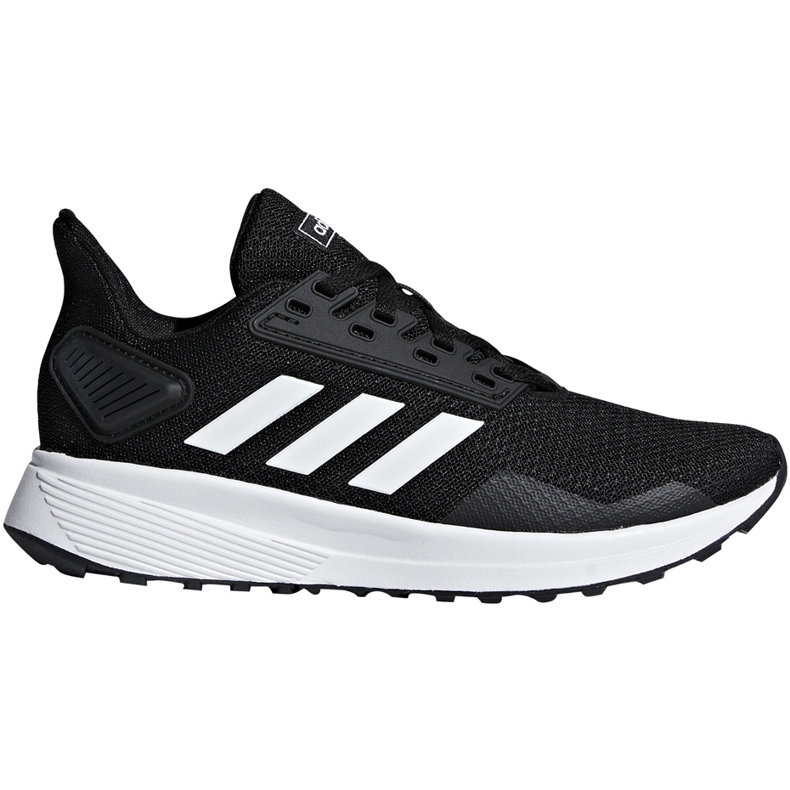 Buty dla dzieci adidas Duramo 9 K czarno-białe BB7061 czarne
