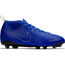 Buty piłkarskie Nike Phantom Vsn Club Df Fg Mg Jr AO3288 400 wielokolorowe niebieskie