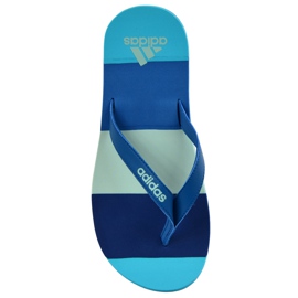 Klapki adidas Eezay Striped BA8808 granatowe niebieskie