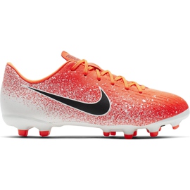 Buty piłkarskie Nike Mercurial Vapor 12 Academy Mg Jr AH7347 801 wielokolorowe czerwone