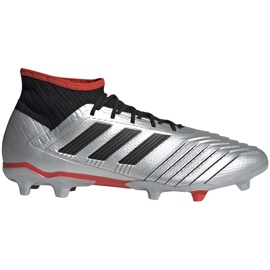 Buty piłkarskie adidas Predator 19.2 Fg srebrne F35601 szare szare