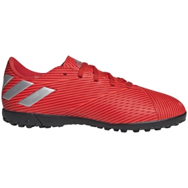 Buty piłkarskie adidas Nemeziz 19.4 Tf Jr czerwone F99935