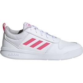 Buty dla dzieci adidas Tensaur K biało-różowe EF1088 białe
