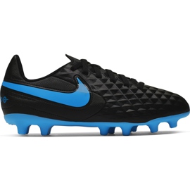 Buty piłkarskie Nike Tiempo Legend 8 Club FG/MG Junior AT5881 004 czarne czarne