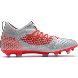 Buty piłkarskie Puma Future 4.3 Netfit Fg Ag 105612 01 wielokolorowe szare