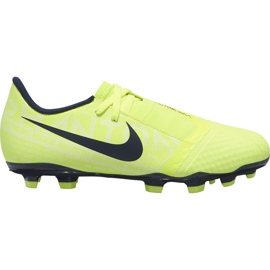 Buty piłkarskie Nike Phantom Venom Academy Fg Junior AO0362 717 żółte żółte