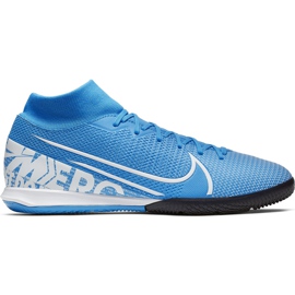Buty piłkarskie Nike Mercurial Superfly 7 Academy Ic AT7975 414 niebieskie niebieskie