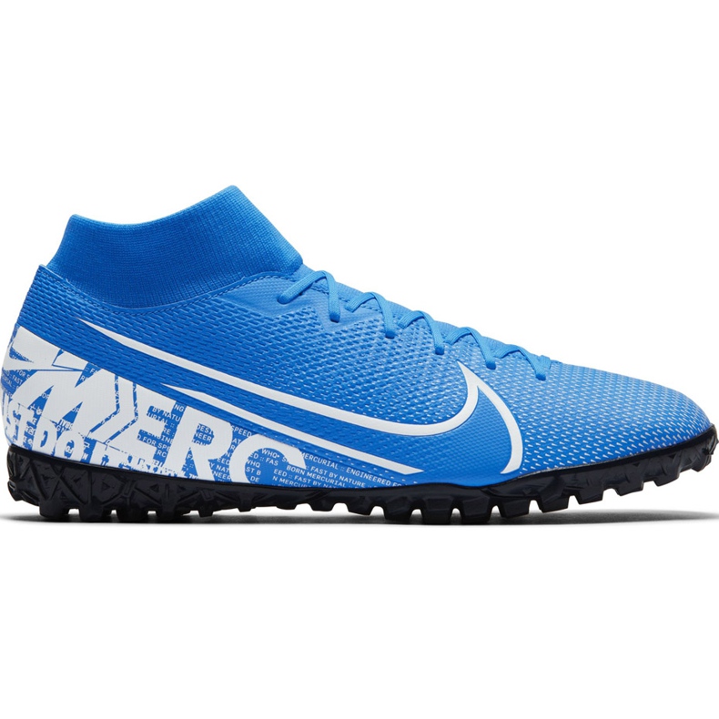 Buty piłkarskie Nike Mercurial Superfly 7 Academy Tf AT7978 414 wielokolorowe niebieskie