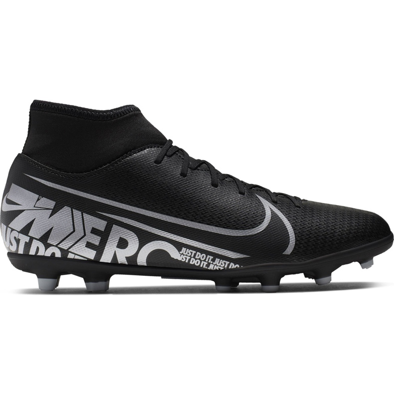 Buty piłkarskie Nike Mercurial Superfly 7 Club FG/MG AT7949 001 czarne czarne