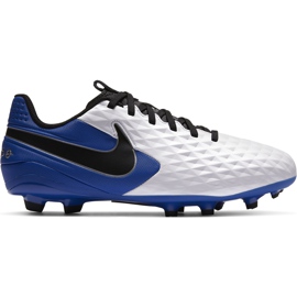 Buty piłkarskie Nike Tiempo Legend 8 Academy FG/MG Junior AT5732 104 niebieskie