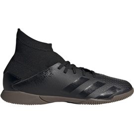 Buty piłkarskie adidas Predator 20.3 In Junior EF1955 czarne czarne