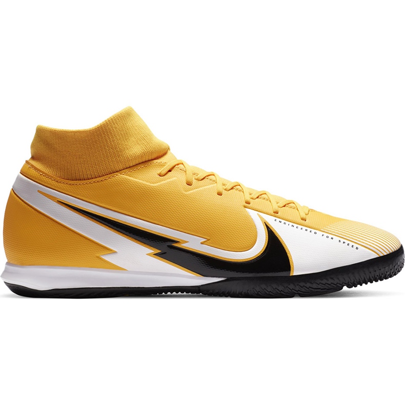 Buty piłkarskie Nike Mercurial Superfly 7 Academy Ic AT7975 801 pomarańczowe pomarańczowe