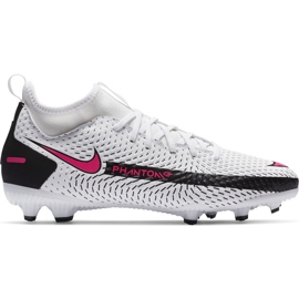 Buty piłkarskie Nike Phantom Gt Academy Df FG/MG Junior CW6694 160 białe białe