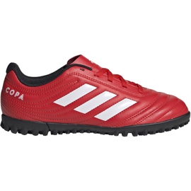 Buty piłkarskie adidas Copa 20.4 Tf czerwone Junior EF1925