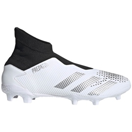 Buty piłkarskie adidas Predator 20.3 Ll Fg FW9198 białe białe
